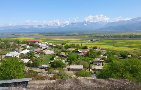 Village, Azerbaijan, Azerbaijan, Shaki, the Caucasus mountains, Caucasus