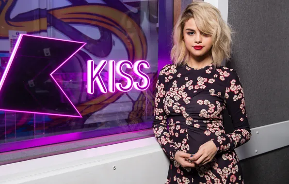 Girl, dress, hairstyle, singer, Selena Gomez