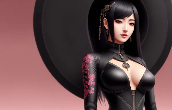 Girl, fantasy, Asian, art, digital art, fantasy art, fantasy girl, Stable Diffusion