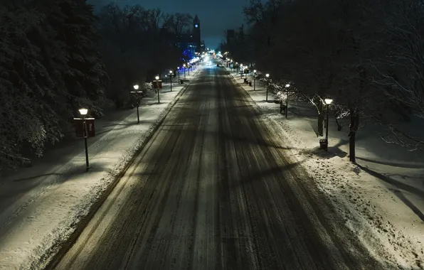 Night, Canada, Ontario, Brampton
