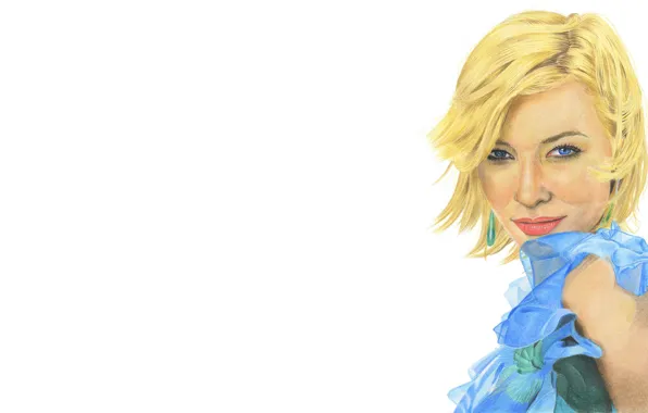 Figure, portrait, Cate Blanchett