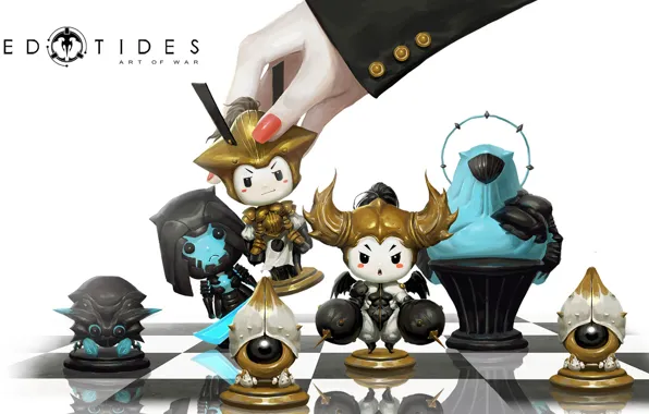 The game, chess, art, Red Tides, zhiyang yin