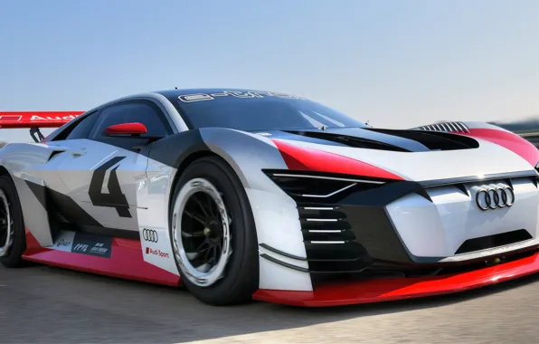 Audi, racing car, Vision, racing track, 2018, Gran Turismo, E-Tron