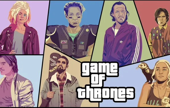 Picture parody, GTA, Game Of Thrones, Game of Thrones