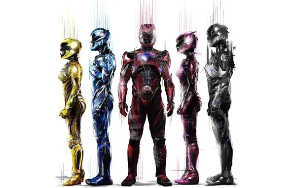 Cinema, movie, hero, film, suit, pearls, Power Rangers, yuusha