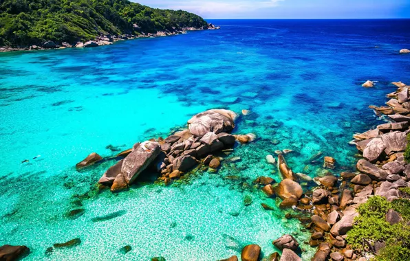 Stones, Thailand, Phuket, Krabi, Similan Islands