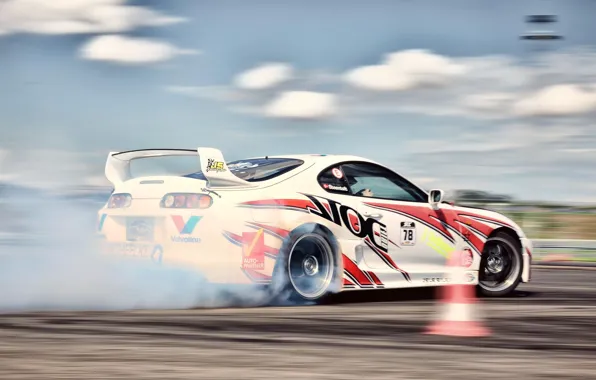 Toyota supra mk4 drift wallpaper