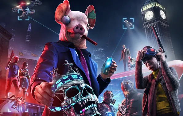 Wallpaper UbiSoft, DedSec, Watch Dogs Legion For Mobile And.