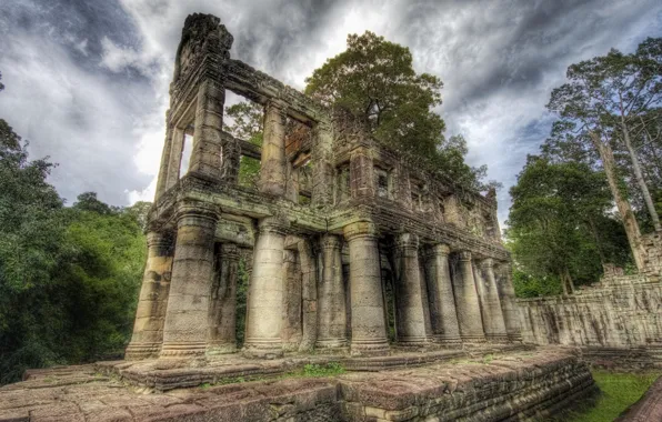 Forest, The building, ruins