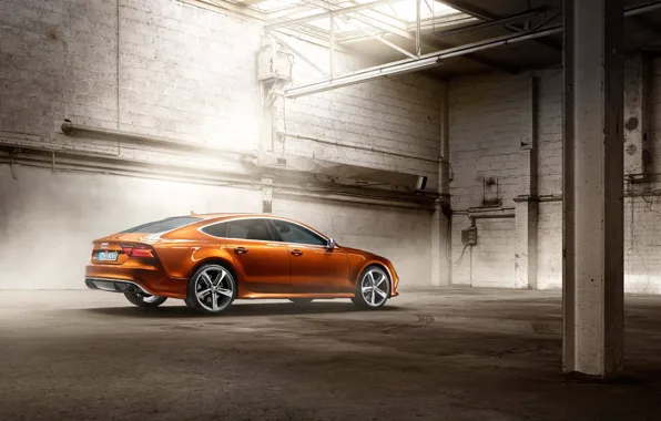 Audi, brown, RS7, Ipanema