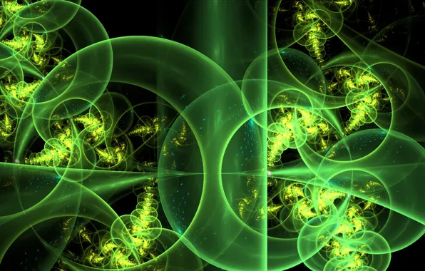 Picture rays, light, line, pattern, color, ring
