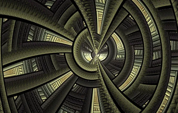 Round, pattern, abstractia