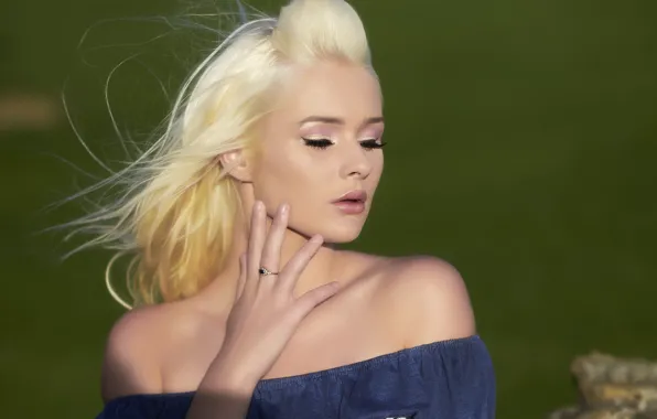 Picture face, blonde, cutie