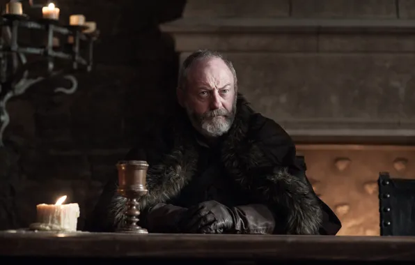 A Song of Ice and Fire, Game Of Thrones, tv series, Season 7, Davos Seaworth