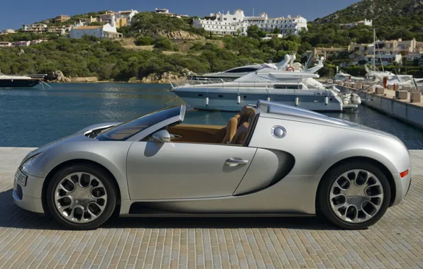 Marina, boat, Auto, Bugatti Expensive