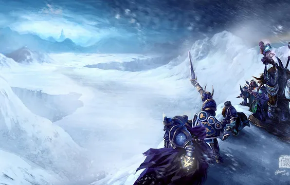 Picture snow, World of Warcraft, Blizzard, wow, travelers