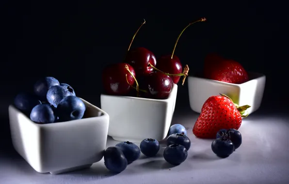 Picture berries, background, food