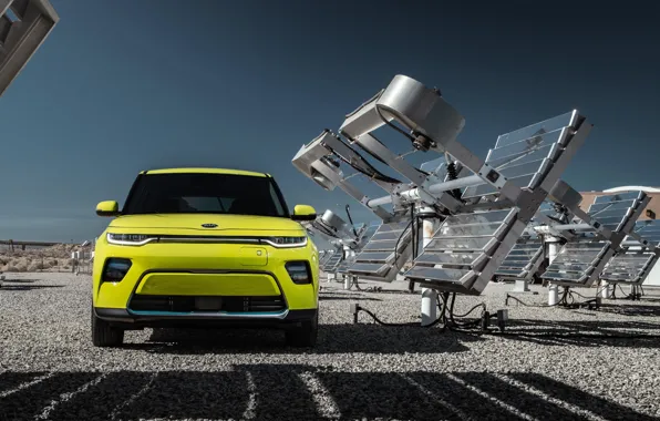 Front view, Kia, Soul, 2020, Soul EV