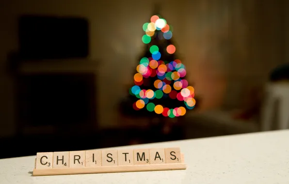 Holiday, tree, Christmas, Christmas, bokeh