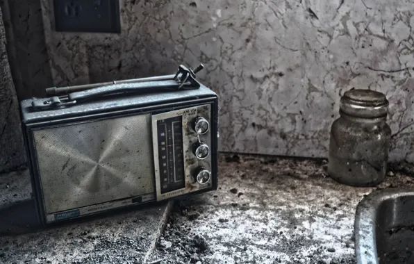 Picture background, radio, receiver