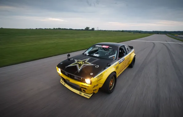 Speed, The hood, Nissan, Lights, 240SX, 1996, Rocket Bunny kit, Nissan 240SX