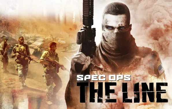 Picture weapons, soldiers, Spec Ops : The Line