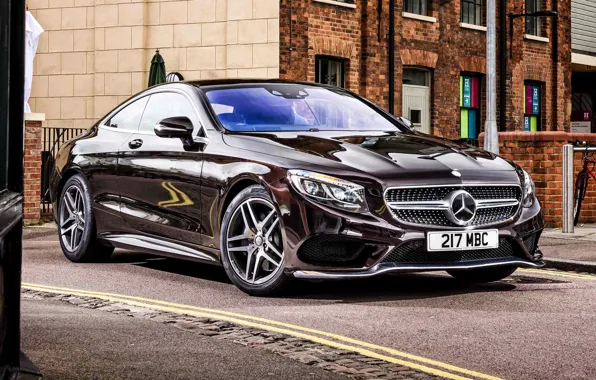 Picture Mercedes-Benz, Mercedes, AMG, Coupe, UK-spec, 2014, S 500, C217