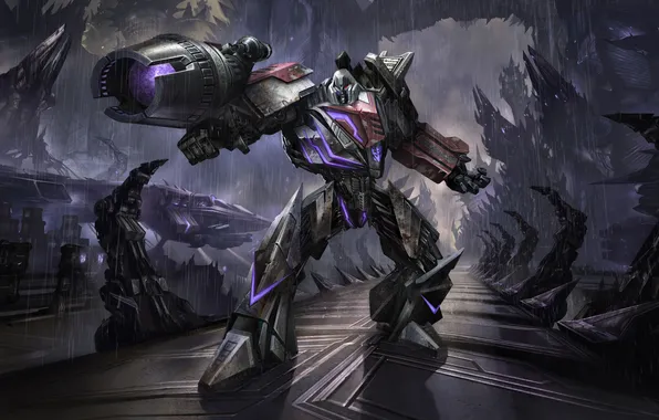 Picture transformers, megatron, the battle for Cybertron