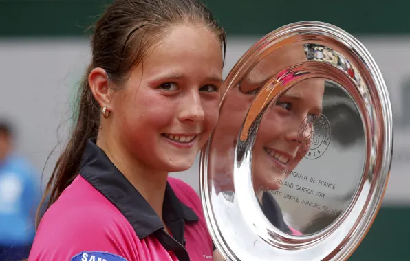 Picture victory, champion, Roland Garros 2014, Junior, Daria Kasatkina