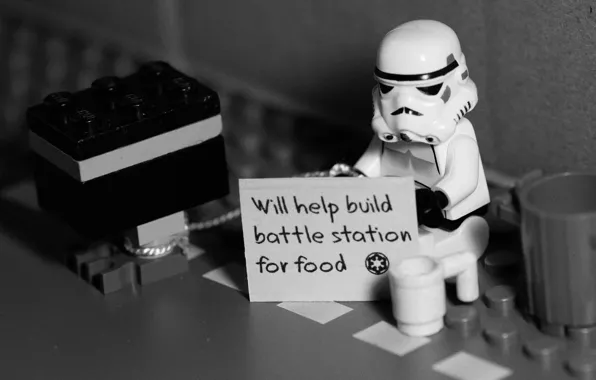 Picture Star Wars, attack, Lego, unemployed
