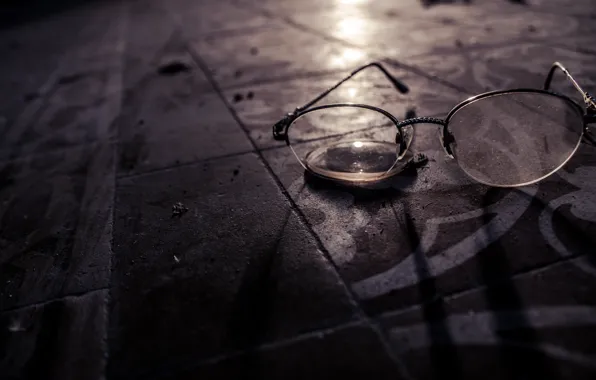 Picture macro, background, glasses