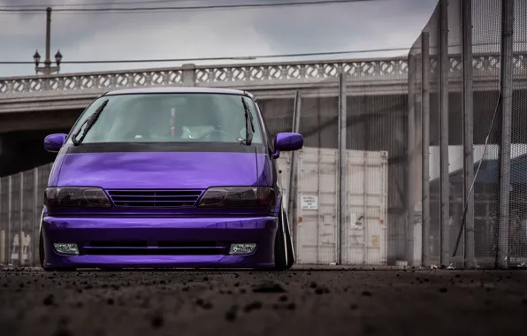 Toyota, Front, Bridge, Violet, Face, Sight, Container, Preview