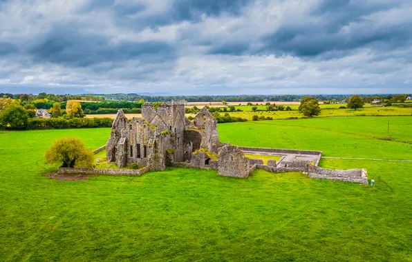 Picture The ruins, Ireland, Locks, The Rock of Cashel