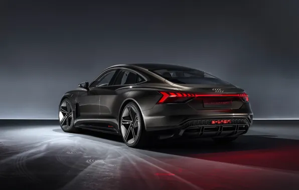 Concept, Audi, rear view, 2018, e-tron GT Concept, E-Tron GT