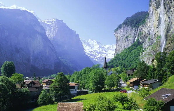 Switzerland, Alps, Lauterbrunnen