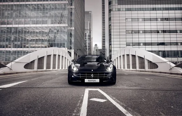 The city, building, Ferrari, Ferrari FF