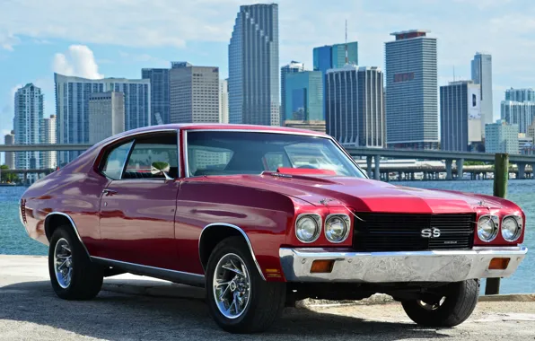 Picture Chevrolet, Chevelle, Red