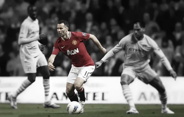 Picture Football, football, manchester united, soccer, manchester city, Ryan Giggs