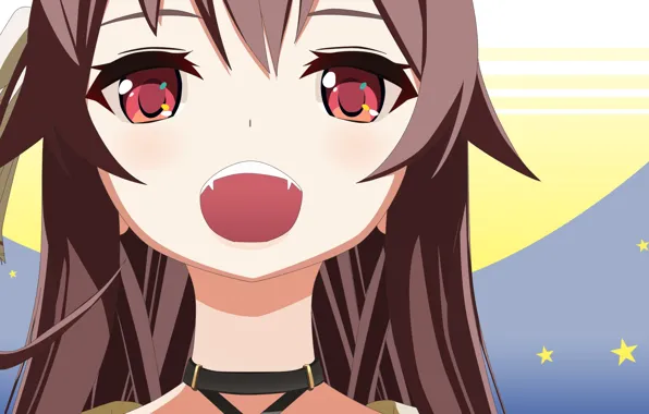 Girl, fangs, Bakemonogatari