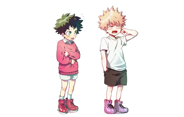 Anime, art, boys, Boku no Hero Academy, My heroic academia