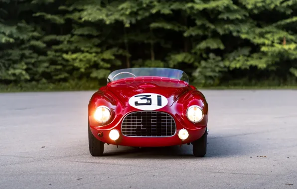 Ferrari, front, 212, 1951, headlights, Ferrari 212 Export Barchetta