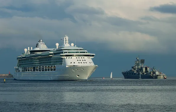 Ship, liner, military, cruise