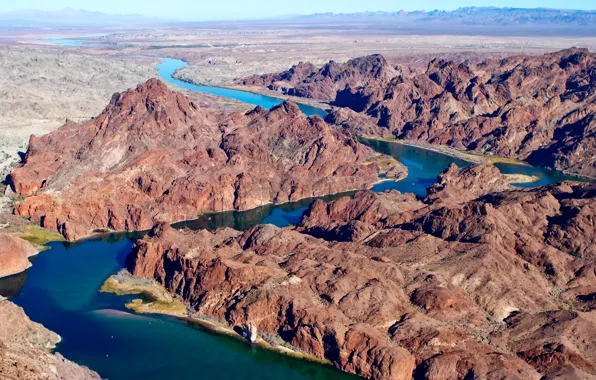 Picture river, rocks, Colorado, canyon, COLORADO RIVER