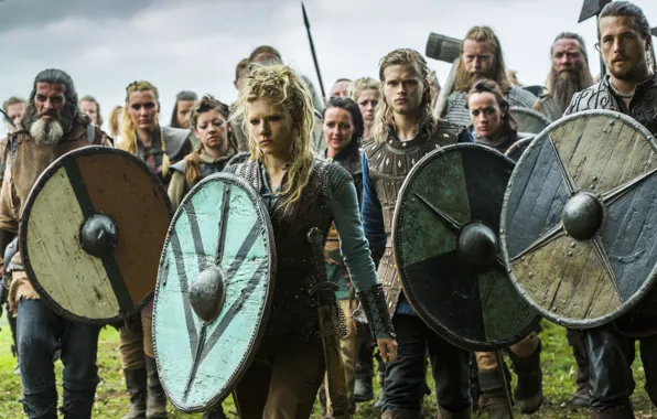 Picture warriors, Vikings, The Vikings, Katheryn Winnick, Lagertha