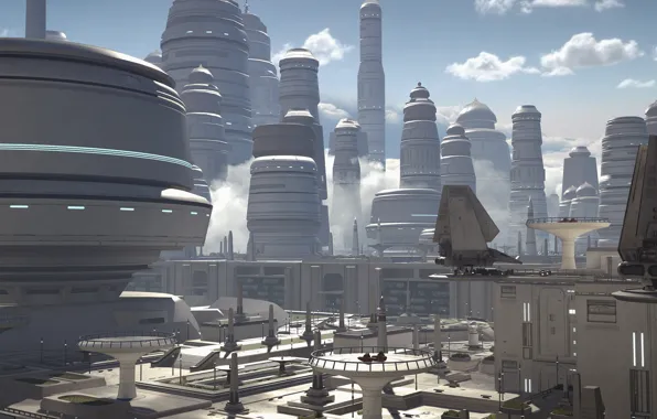 The city, game, Electronic Arts, DICE, star wars battlefront