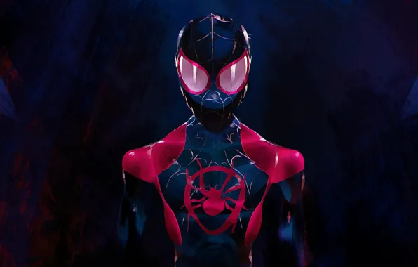 Art, Marvel, spider-man, Miles Morales, Ultimate Spider-Man, Miles Morales, Spider Man:Into The Spider-Verse