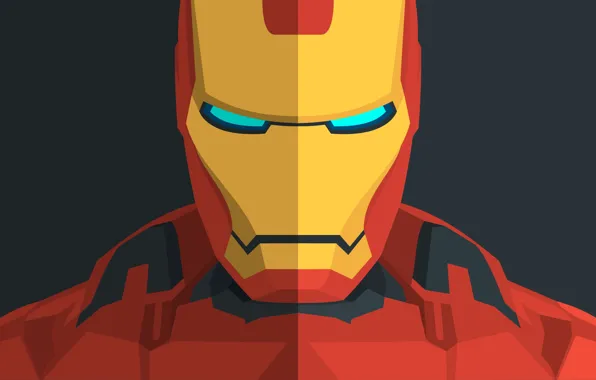 Minimal, Iron Man, Marvel Comics, Iron Man