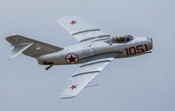 Picture fighter, jet, Soviet, The MiG-17