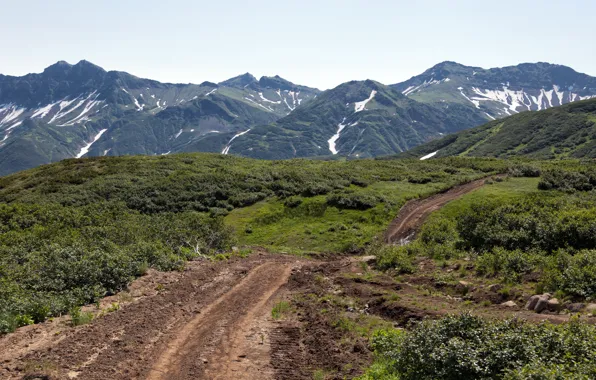 Picture mountains, Russia, Kamchatka