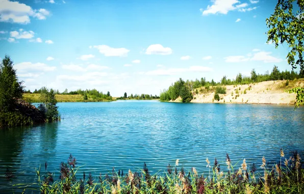 Nature, lake, beauty, Tula, Hub, Kireevsk